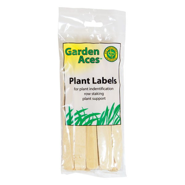 Plant Label Wood 6″ 24 pack