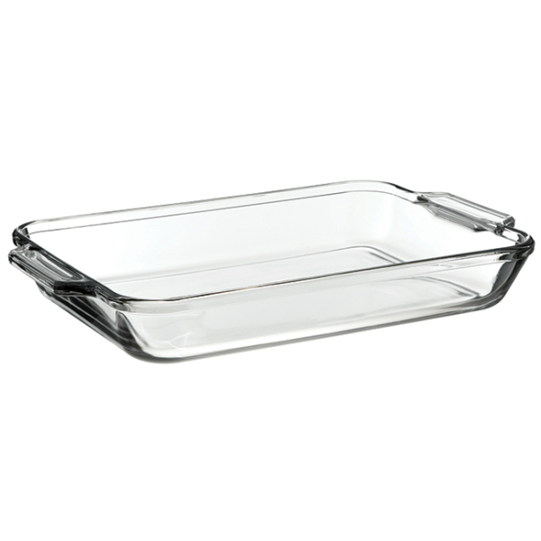 3 Quart Rectangle Glass Baking Dish with Lid