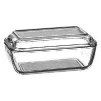 Butter Dish Glass with Lid