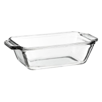 Baking Pan Loaf Clear Glass 1.5 qt