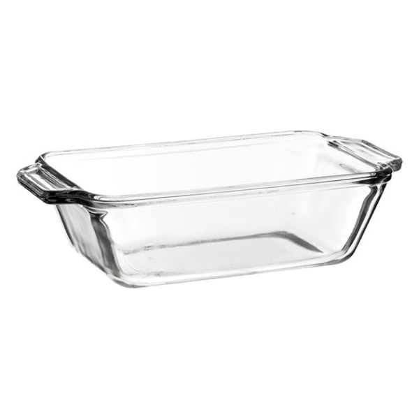 Baking Pan Loaf Clear Glass 1.5 qt