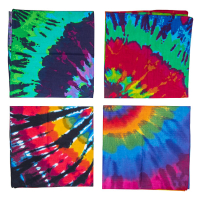 Bandana Swirl Tie-Dye Assorted Colors