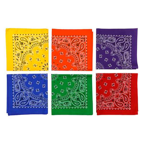 Bandana Primary Colors Assorted