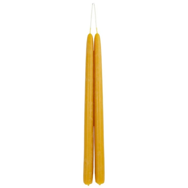 Beeswax Taper Natural 12″