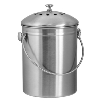 Compost Pail Stainless Steel 1.3 gal