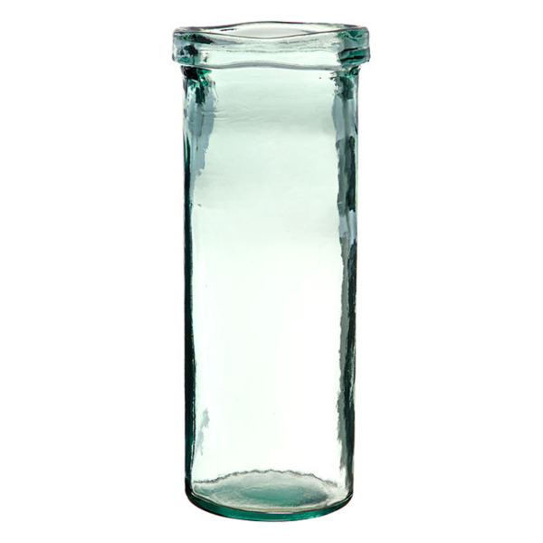 Vase Recycled Glass 11″ Cylinder