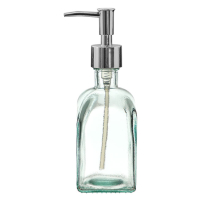 Bottle Square Clear with Pump