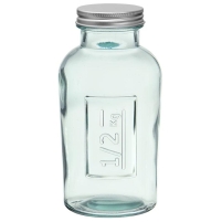 Jar Pharmacy with Metal Lid 17.5 oz
