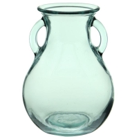 Vase Two Handle Glass 6.25″