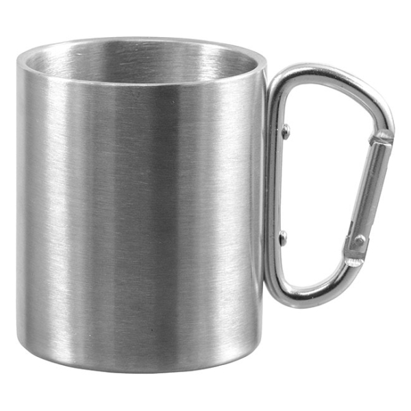 Mug SS Clip Handle 9 oz