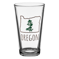 Oregon Pine Pint Glass