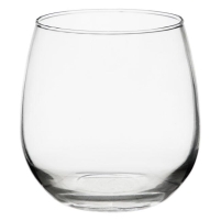 Wine Glass  Stemless Red 16 oz