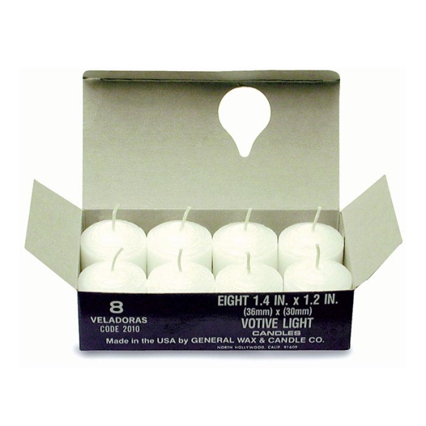 Votive Candle Small 10 hr 8 pack