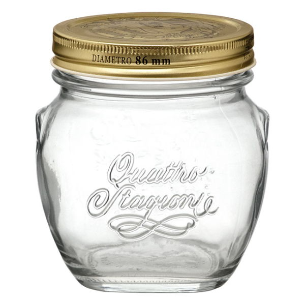 Canning Jar Apple Clear Glass 17 oz