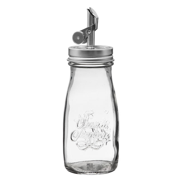 Bottle with SS Lid and Spout 13 oz