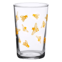 Juice Glass Vintage Bee 7 oz