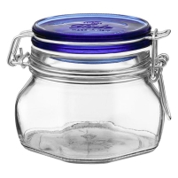 Jar Fido with Blue Lid 0.5 lt