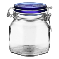 Jar Fido with Blue Lid 0.75 lt