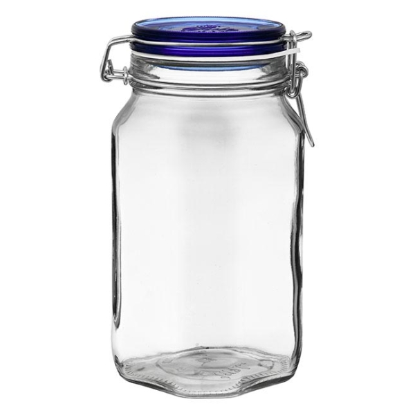 Jar Fido with Blue Lid 1.5 lt