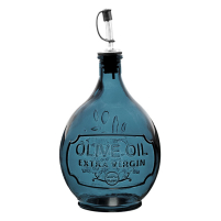 Olive Oil Jug Dark Blue