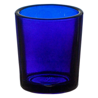 Votive Holder Glass Blue