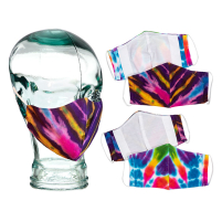 Face Mask Cotton Assorted Tie-Dye Patterns