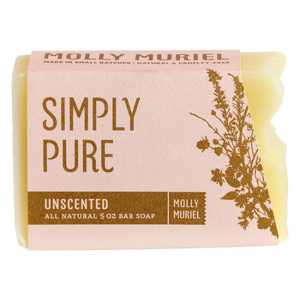 Soap Bar Simply Pure 5 oz Molly Muriel