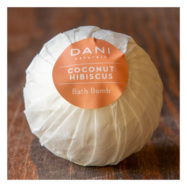 Bath Bomb Coconut Hibiscus Dani Naturals