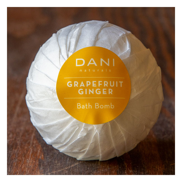 Bath Bomb Grapefruit Ginger Dani Naturals