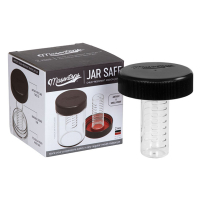 Jar Safe with Lid Blk/Red