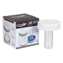 Jar Safe with Lid Wht/Bl