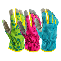 Glove Synthetic Leather Palm Women’s Medium