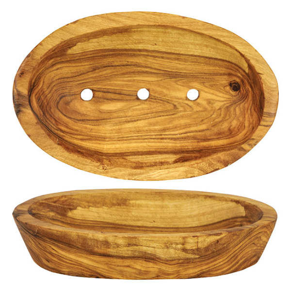 Olivewood Soap Dish Oval