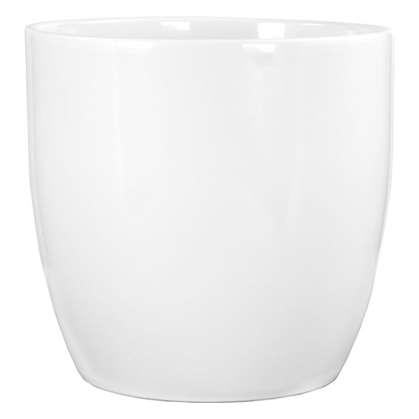 Drop-in Pottery Basel 8.25″ Shiny White