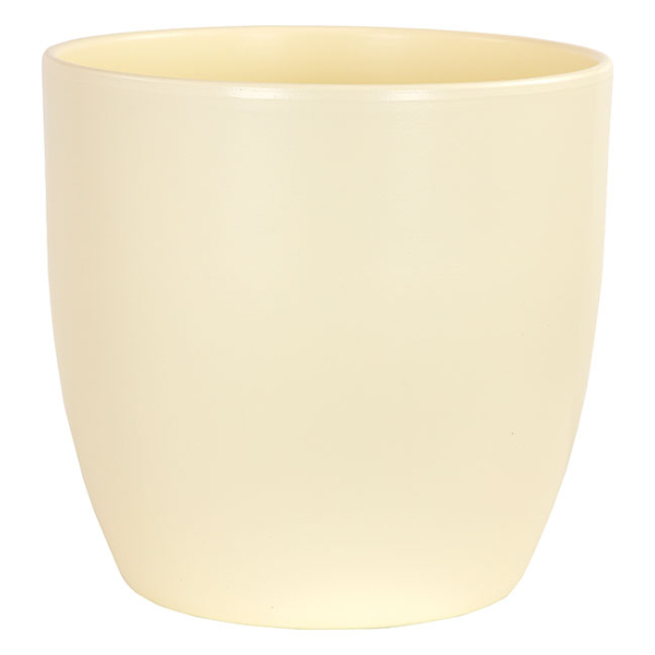 Drop-in Pottery Basel 8.25″ Matte Cream