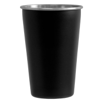 Mixer Cup Black 16 oz SS