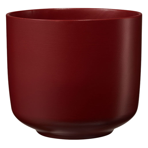 Drop-in Pottery Bari 6.25″ Matte Wine Red