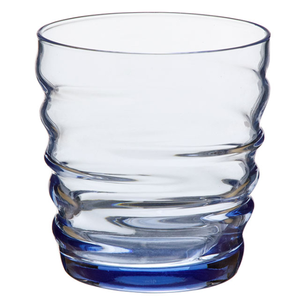 Drinking Glass Blue 10.25 oz