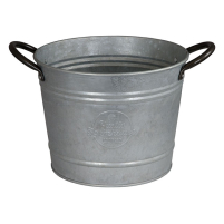 Galvanized Bucket Planter 8″
