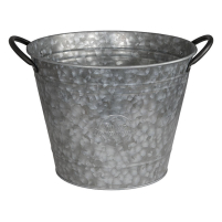 Galvanized Bucket Planter 10″