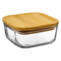 Dish 6″ Frigoverre Square Storage with Bamboo Lid