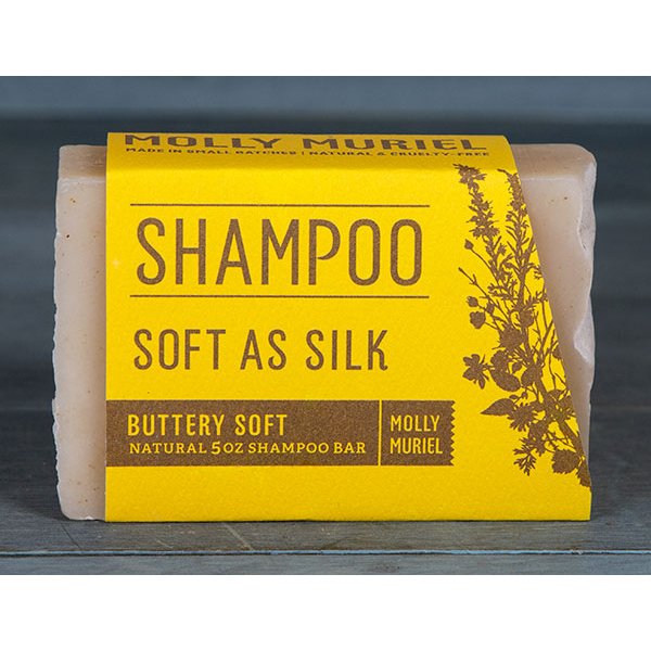 Shampoo Bar Soft As Silk 5 oz Molly Muriel