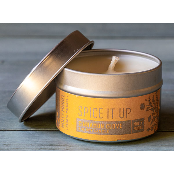 Candle Spice It Up 3 oz Travel Tin Molly Muriel