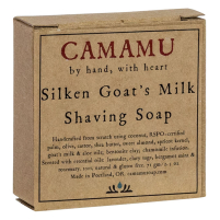 Silken Goat’s Milk Shaving Soap Bar Camamu