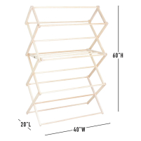 Clothes Drying Rack X-Large 60″