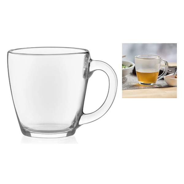 Mug Tapered Glass 15.5 oz