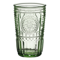 Romantic Cooler Drinking Glass Green 16 oz