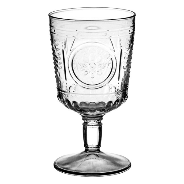 Romantic Stem Drinking Goblet Clear 10.7 oz