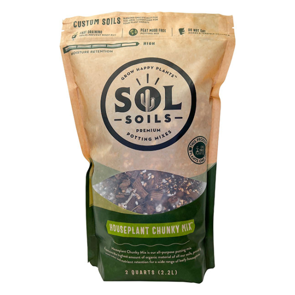 Sol Soils Houseplant Chunky Mix 2 quart