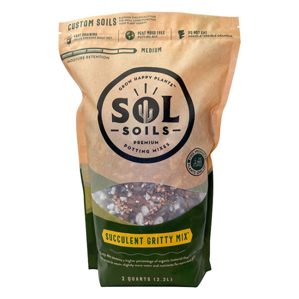Sol Soils Succulent Gritty Mix 2 quart